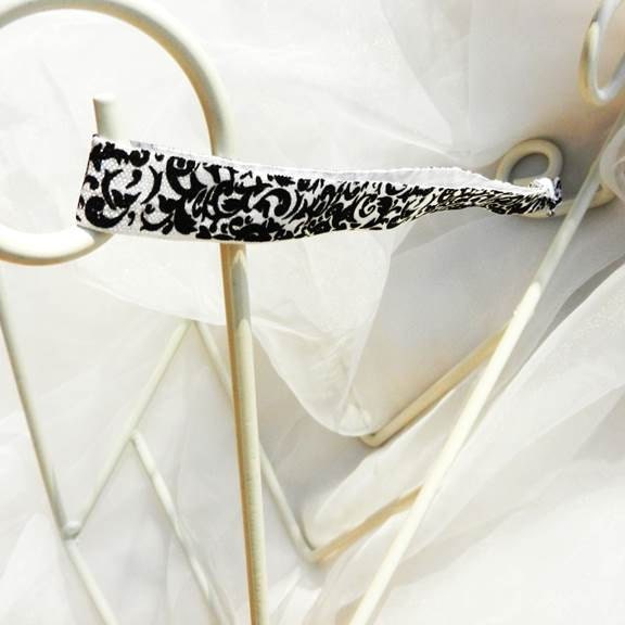 Damask Print Hair Tie Headband