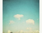 SALE 30% OFF Tree Art: Up 8x8 Fine Art Photography Tree Wall Art blue sky white clouds Nature Wall Art Minimalism