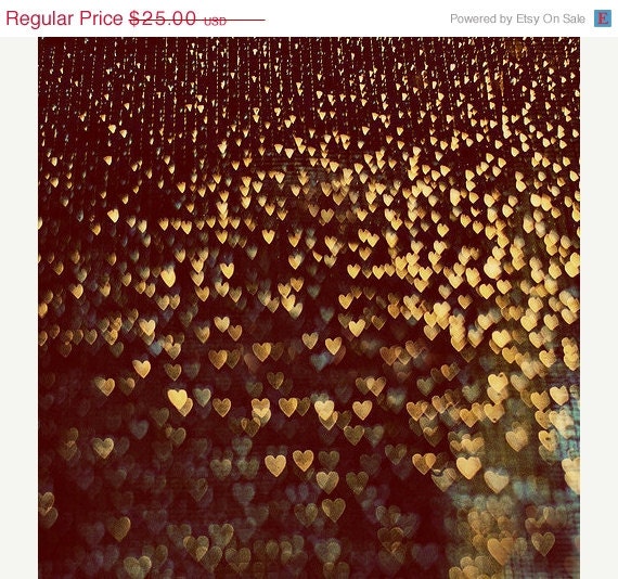 SALE 30% OFF Love Art: When we fell in love 8x8 Fine Art Photography light heart bokeh lovers couple art print Still life Brown Gold
