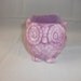 Owl Chore Boy / Scrubby Holder  Vintage 70s Ceramic  Utensil Cup  Catch All   Purple