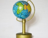Antique World Globe Pencil Sharpener - 1918 Germany - Kitsch Globe