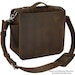 SALE NEW Small Leather Camera bag - Rustic Brown Voyager Style - Handmade in the U.S.A. - 10"
