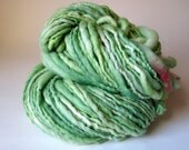 Grass - Handspun Thick N' Thin Bulky Art Yarn