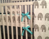 Custom Crib Bedding -  Baby Boy