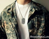 Dog Tag: Be Strong when you are weak, Be Brave when you are scared , Be Humble when you are victorious, Be Badass everyday