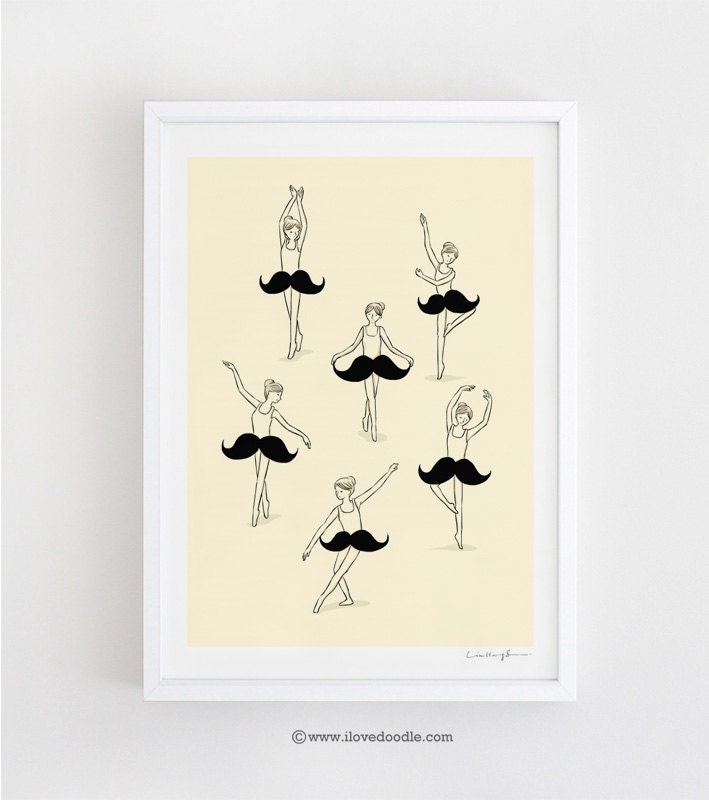 The Ballet of Mustache - Print