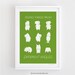 Seeing things from different angles - art print