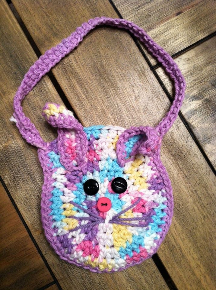 Crochet Bunny Purse - Custom Made