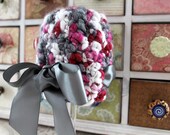 Crocheted BUMBPY CHUNKY Hat - Newborn 0-3 Months
