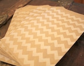 kraft chevron favor bags ... 25 paper treat bags ... choose your color Il_170x135