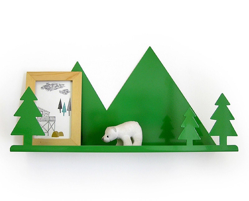 Alaska Shelf - Lacquered Steel