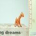 1.2 inch crochet giraffe - tiny amigurumi miniature animal