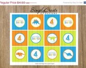 SALE Dinosaur Cupcake Toppers DIGITAL File 8.5 x 11 JPEG File Personalized Il_170x135