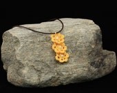 Three Flower Necklace with Pearls