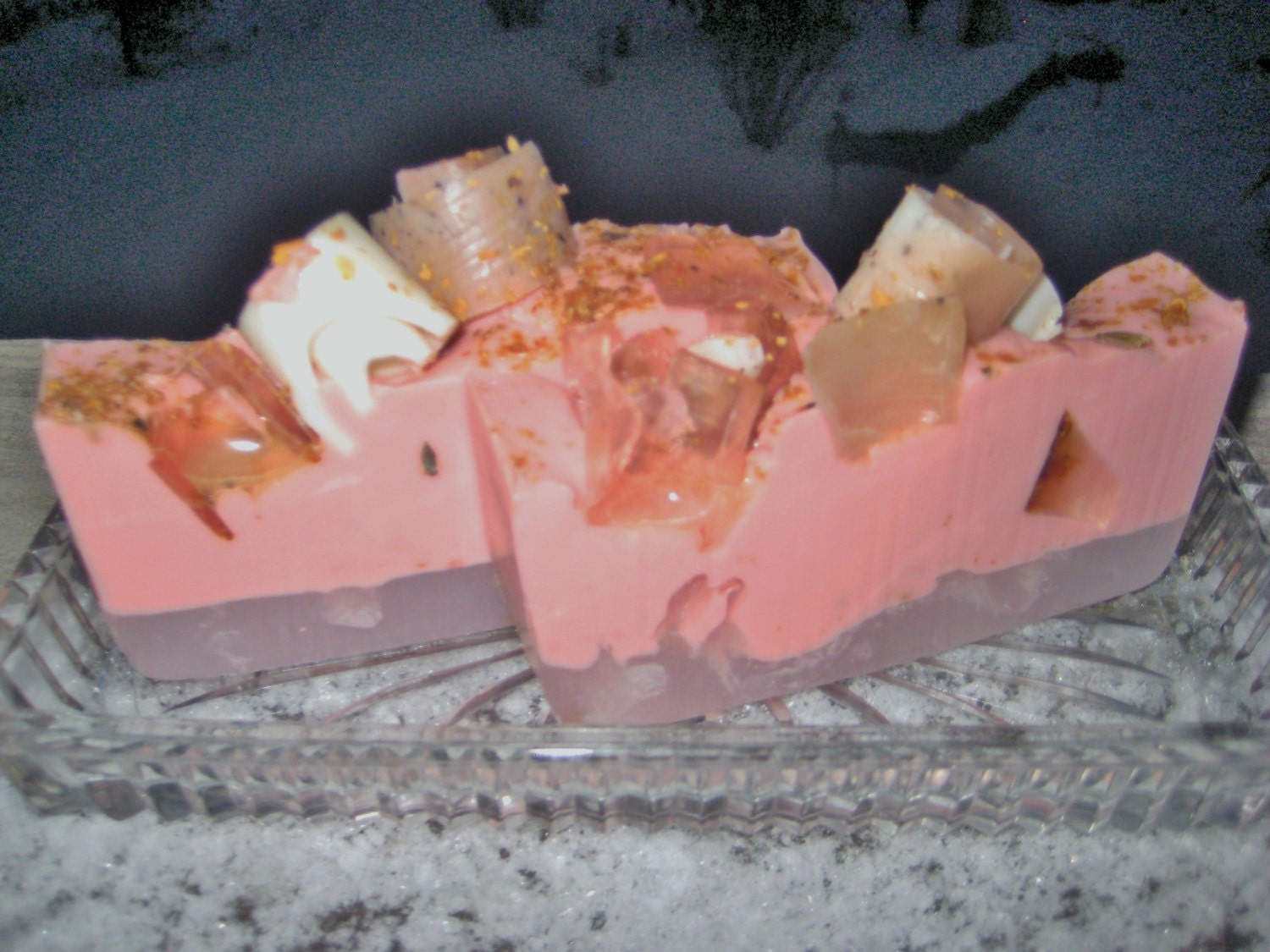 Love Spells  Handmade Soap  All Natural Organic Soap XL Slice Valentines Day Mothers Day