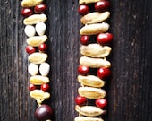 Beaded seed bracelet and anklet