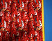 Lightening McQueen Pillowcase - Pixar Cars - Custom Embroidered Pillowcase - Red Yellow Blue