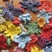 Set of 30- All Colors Mix Mini Hand Dyed Crochet Doilies