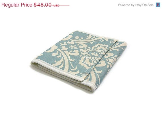 SALE Jewelry Travel Organizer Storage Case - Ozborne Village Blue