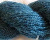 Dark Teal Alpaca and Merino Wool Reclaimed Yarn- 396 yards