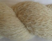 White Alpaca Blend Reclaimed Yarn- 420 yards