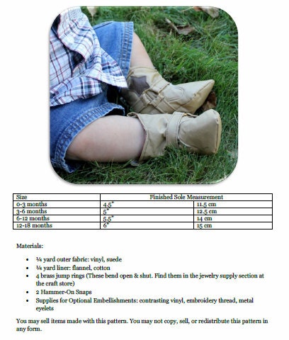 Cowboy Boots: Baby Cowboy Boots PDF Pattern, Baby Boots PDF Pattern