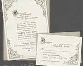 Pocketfold FairyTale Printable Wedding Invitation