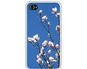 iPhone 4/4s or 5 Case/Cover, Magnolia Blossoms And Blue Skies Smiling At Me, Your iPhone Answer To the Call Of Nature