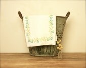 vintage hand stitched napkins set of four