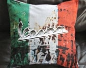 Throw Pillow Italy Italian flag Vespa Rome Venice 18 inch cushion cover red white green