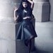 Xs/S MATTE BLACK Vintage Style PVC skirt from Artifice Clothing (photoshoot sample)