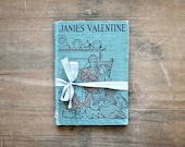 Janie's Valentine - Antique 1907 Book - Love - Green - Red - Rustic - Collectible - Kids - Children - Poetry