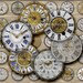 Antique Watch Faces Shabby Chic Fob Decoupage Clock One Inch Circles 1 Inchies Digital Collage Sheet Printable Download 249
