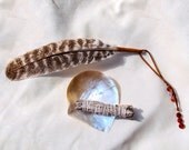 Smudge Kit - Spirit Feather, White Sage, Mother of Pearl Plate, Prayer Feather, Talking feather, Purification Kit, Clearing, Cleansing