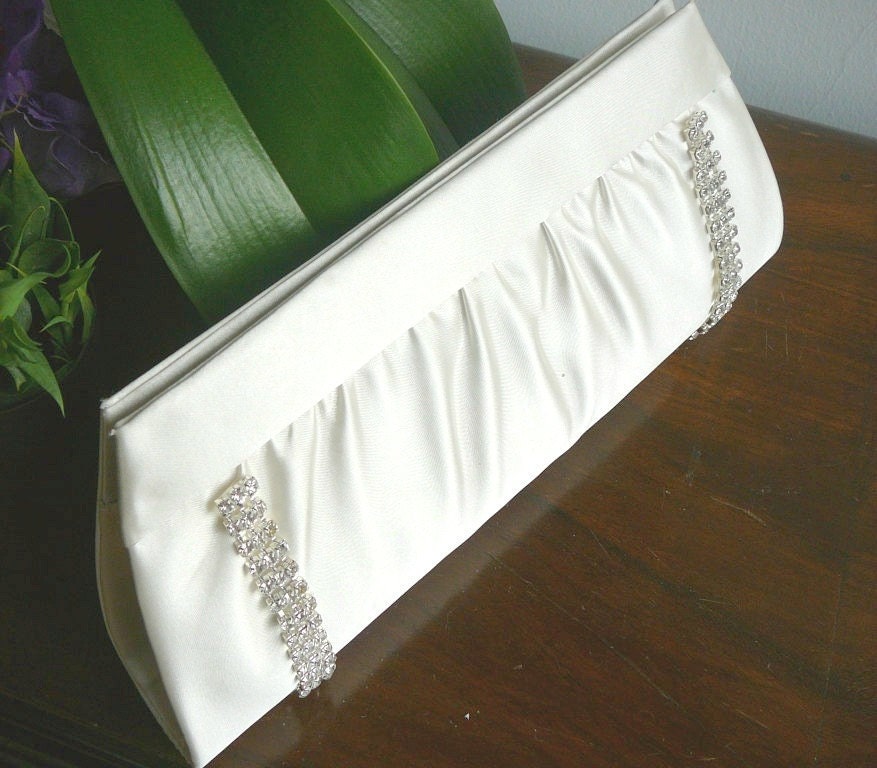 Bridal Clutch with Rhinestones