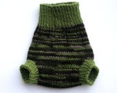 Wool Diaper Cover for Newborn in Camoflage