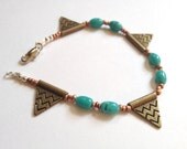 Chevron Flag Beaded Bracelet