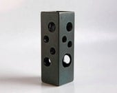 Mid Century Green Cor Unum Vase / Tea Light  - Dutch Pottery c.70s 80s