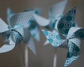 Escort Wedding Favors 12 - mini pinwheels (Custom orders welcomed)