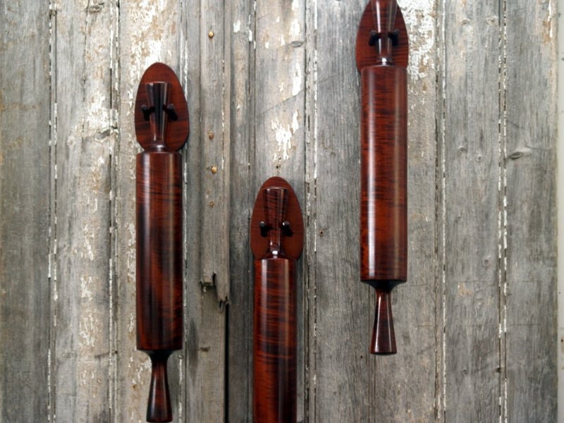 Bakers Rolling Pin Set - Wood Rolling Pin - Rolling Pin Display - Kitchen Food Prep