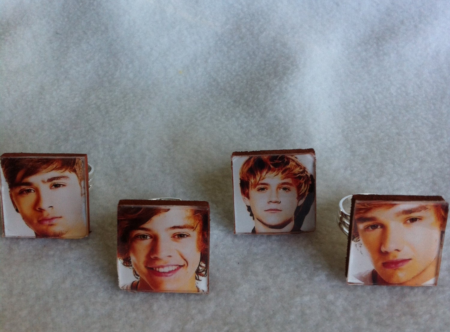 Wood base adjustable One direction character ring