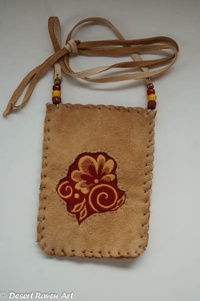 Unique leather cell phone bag