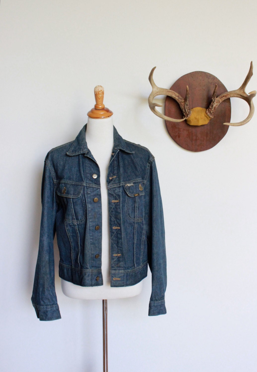 Lee Denim Jacket Medium  //  Vintage Jean Jacket