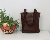Coach Legacy Tote Shopper in Chocolate Brown  //  XL Coach Bucket Bag 9090