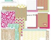 Mini Folder and Card Set Sweet Notes Webster's Pages