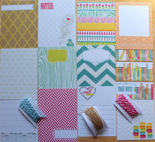 Sweet Notes Noteworthy 3x4 Journal Card Twine Kit