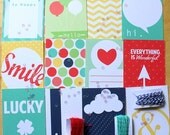 Happy Go Lucky Tag Kit with Twine and Sequins