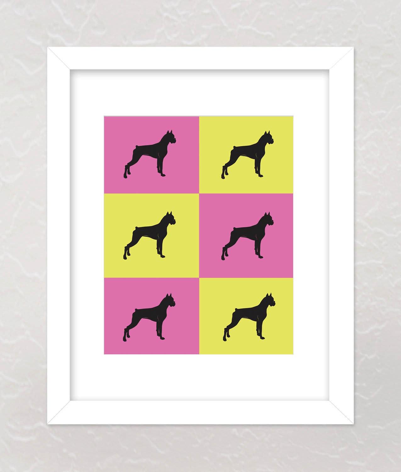8x10 Dog Art: Boxer