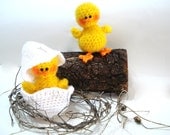 PATTERN, Amigurumi Pattern, PDF Crochet Amigurumi Chicks, Tutorial, Easter Pattern - Instant Download