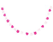 Flower and Hearts Garland